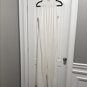 Elegant White Women's Jumpsuit